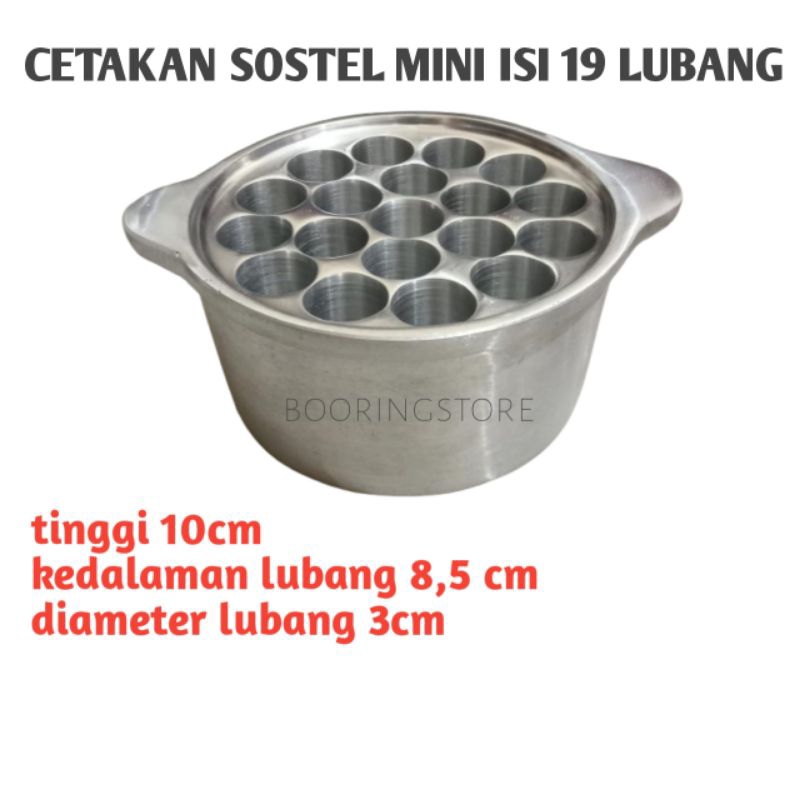WAJAN/CETAKAN SOSTEL MINI 19 LUBANG