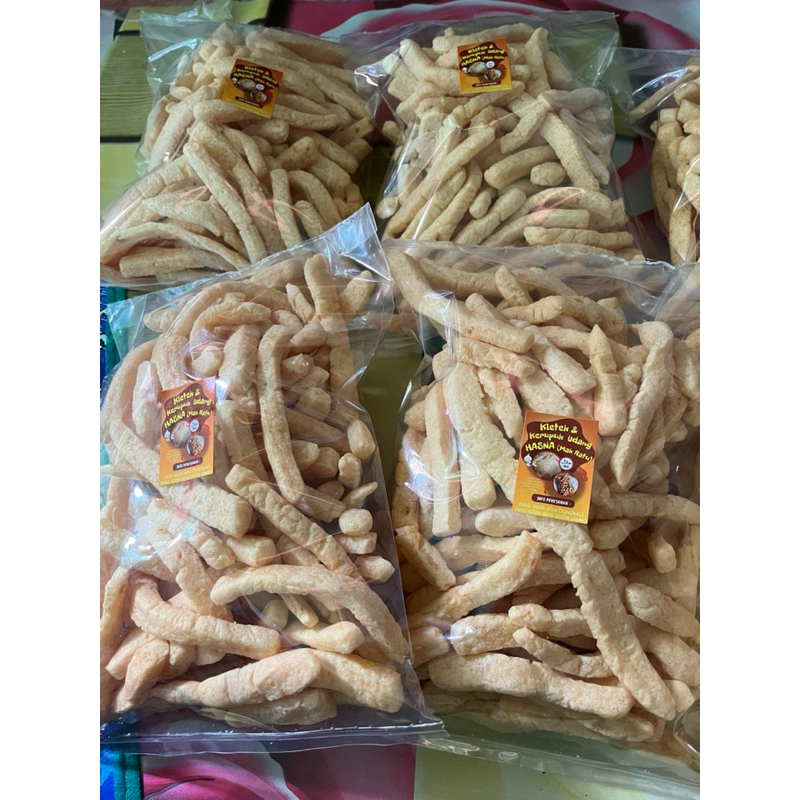 

Kletek / Amplang / Kayu Api dari Udang segar Khas Kuala Tungkal, Jambi