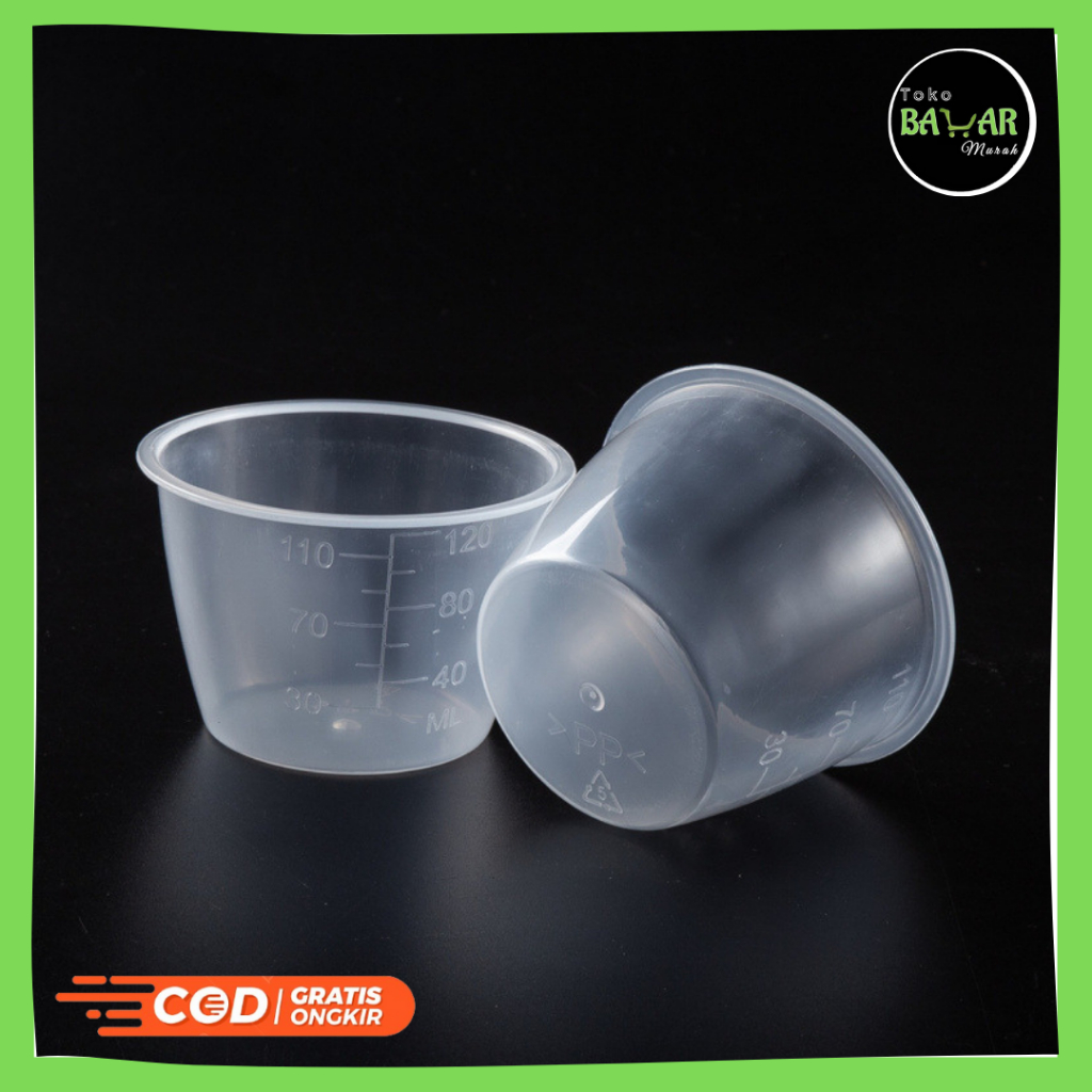 Gelas Takar Beras / Cup Takaran Beras 120 ML / Cup Literan Beras / Gelas Ukur Takaran Beras 120 ML