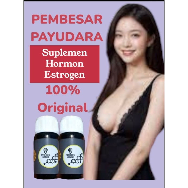 Suplemen pembesar payudara original hormon estrogen soft gel