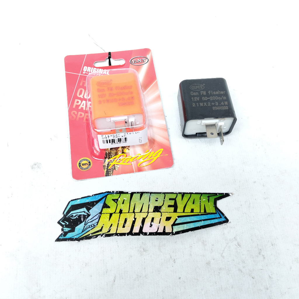 Flasher Murah Flaser Pleser Stelan 12 Volt Sein Sen Reteng Beat Karbu FI ESP Deluxe Vario 110 Lama T