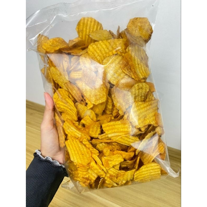 

Tasreng Gelombang 500 gr [TALAS GELOMBANG GORENG] Keripik