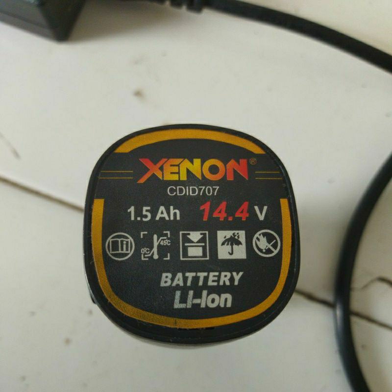 baterai cordless 16v merk xenon
