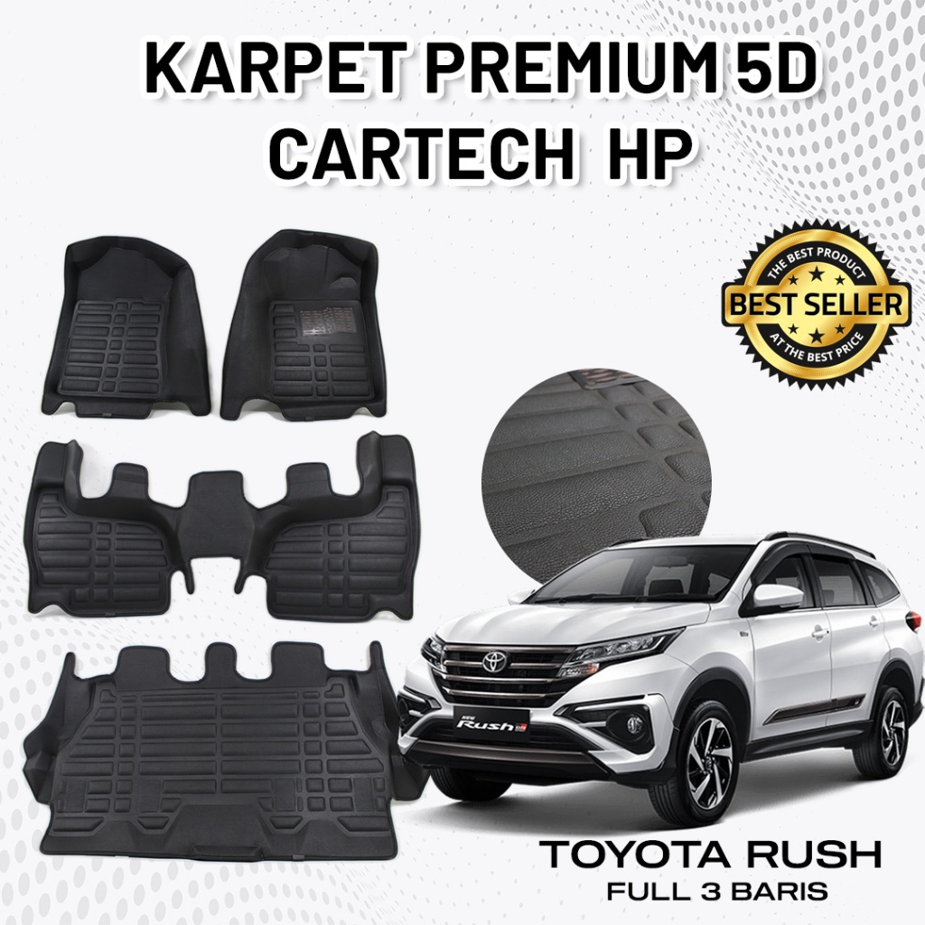 KARPET MOBIL PREMIUM 5D HP TOYOTA ALL NEW RUSH-TERIOS