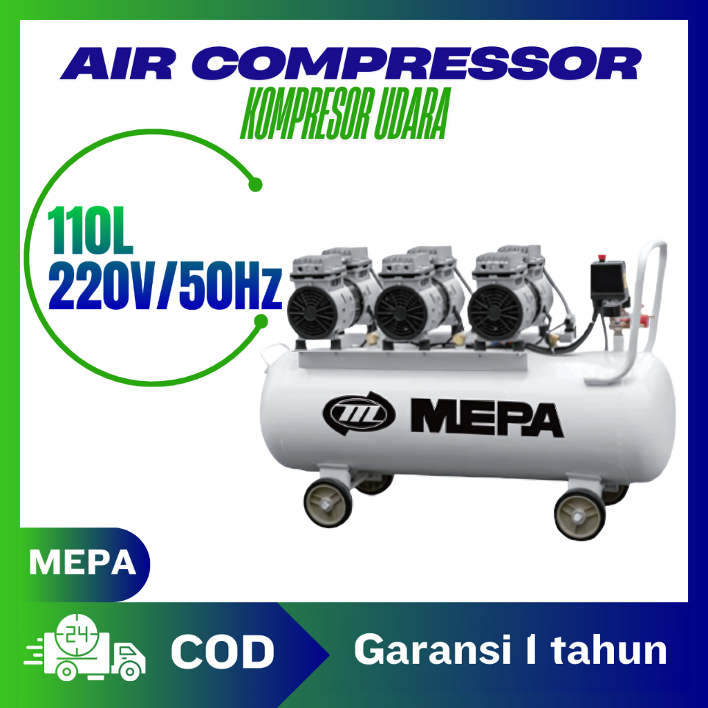Kompresor Udara Angin Tanpa Oli Air Compressor Kompresor Angin Oiless Portable Alat Tekanan Udara Ko