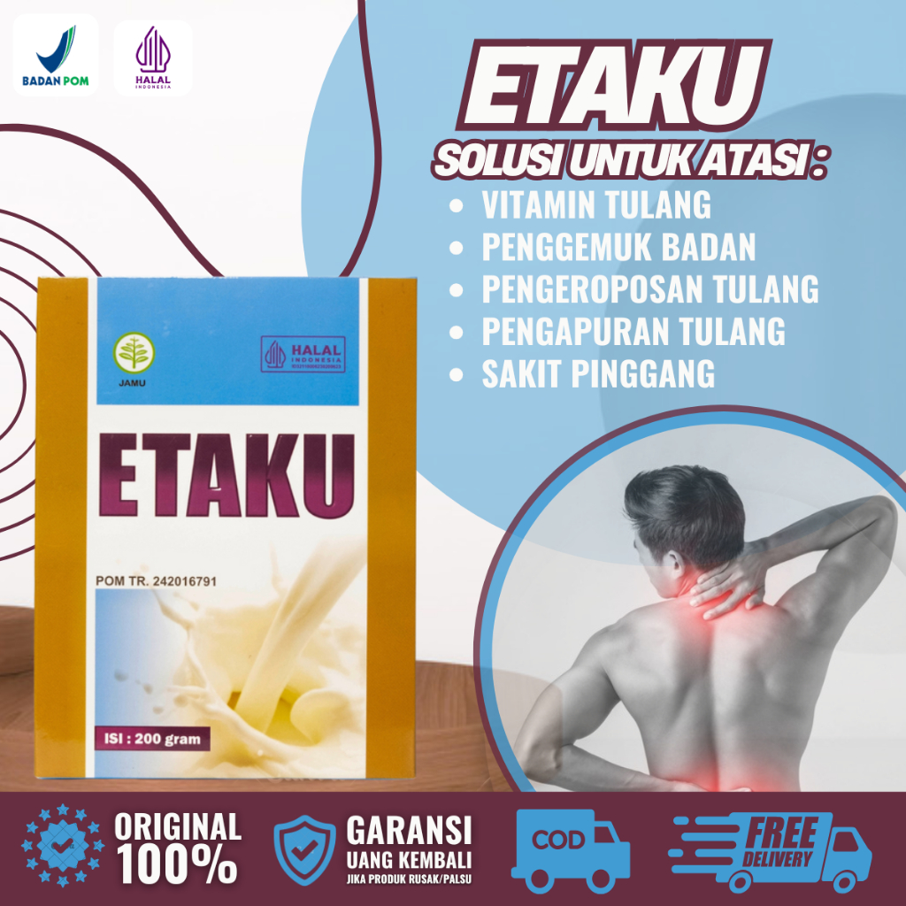

Etaku Susu Kambing Etawa Untuk Vitamin Tulang Penggemuk Badan Pengeroposan Tulang Waltra Etaku Asli