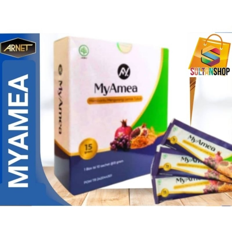 

MyAmea Arnet || Pelangsing Tubuh Alami || 1 Box 10 sachet