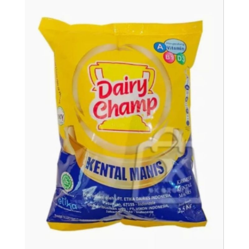 

SUSU KENTAL MANIS Dairy champ 2,5 kg