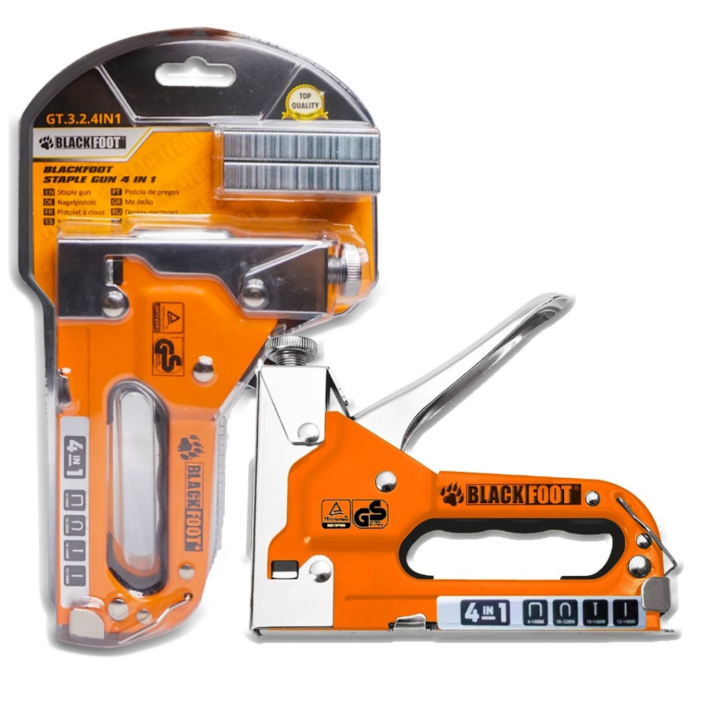 

Blackfoot Staple Gun 4 IN 1 Alat Tembak Steples Hekter Tembak