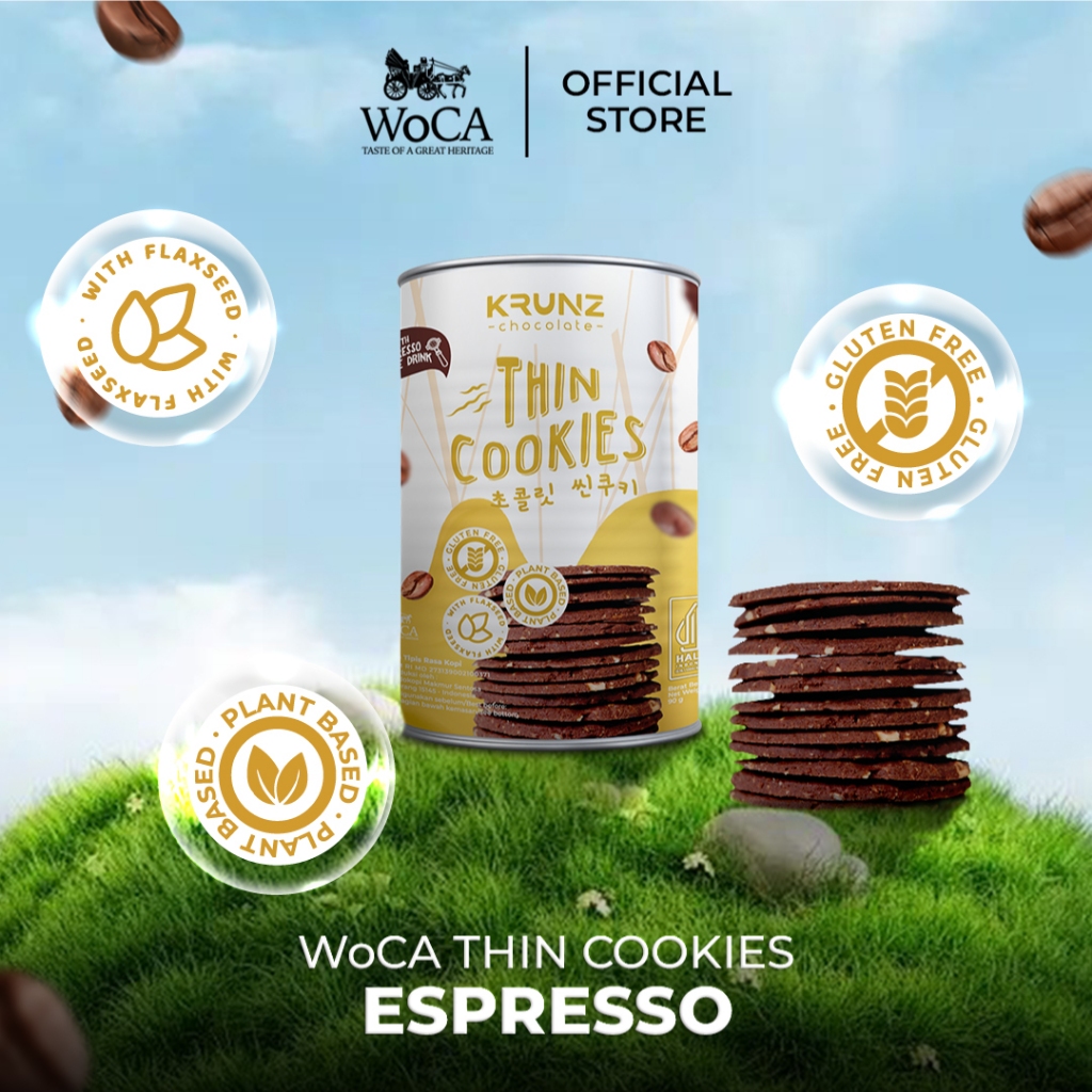 

WoCA Thin Cookies Krunz Chocolate Espresso