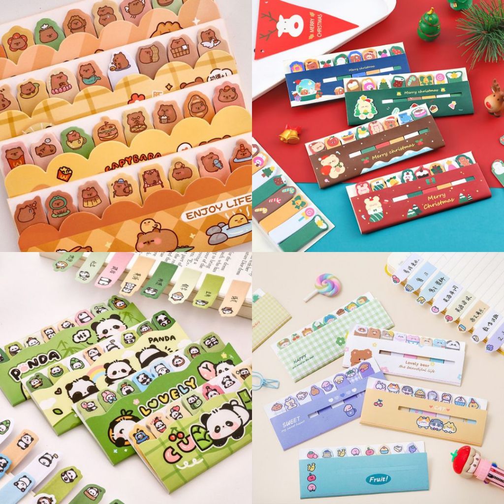 

Sticky Notes Pembatas Buku isi 120 Lembar Pembatas Buku Lucu Pembatas Buku Bergambar