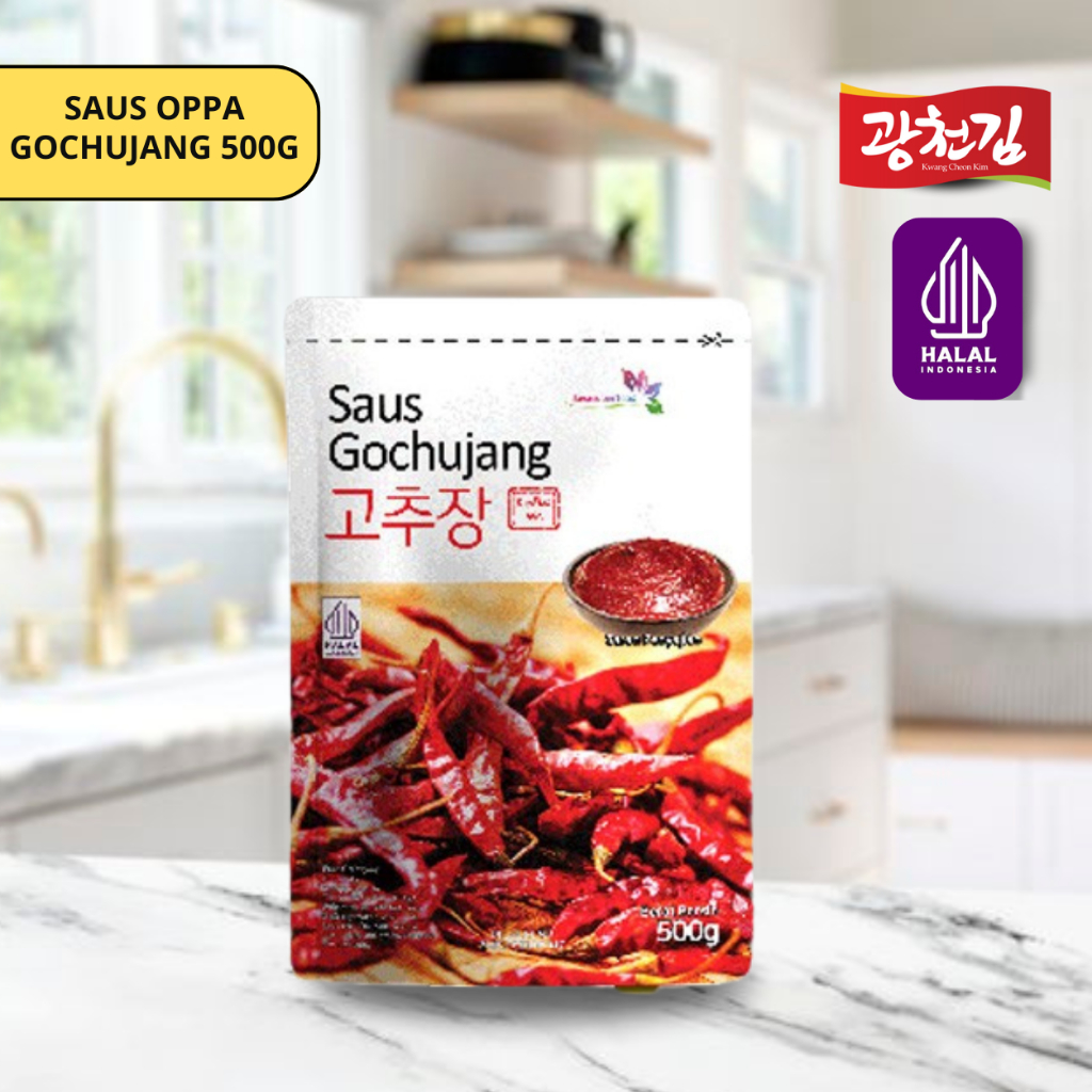 

KC. Saus Gochujang 500g /Oppa Gochujang Rasa Asli Korea/Sauce Sambel Pasta/Chili Paste 500g {HALAL}