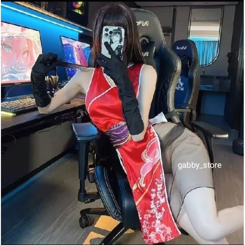 Cheongsam Wanita Dress Sexy Lingerie Cosplay