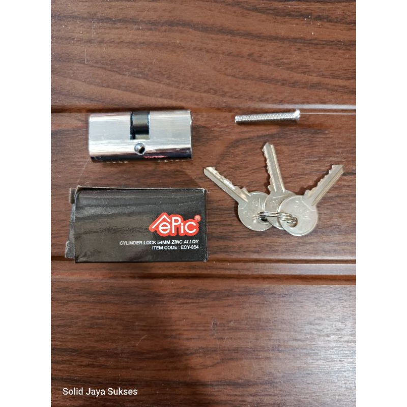 Isi Silinder Kunci Pintu ALUMINIUM Oval / Anak Kunci Pintu Aluminium