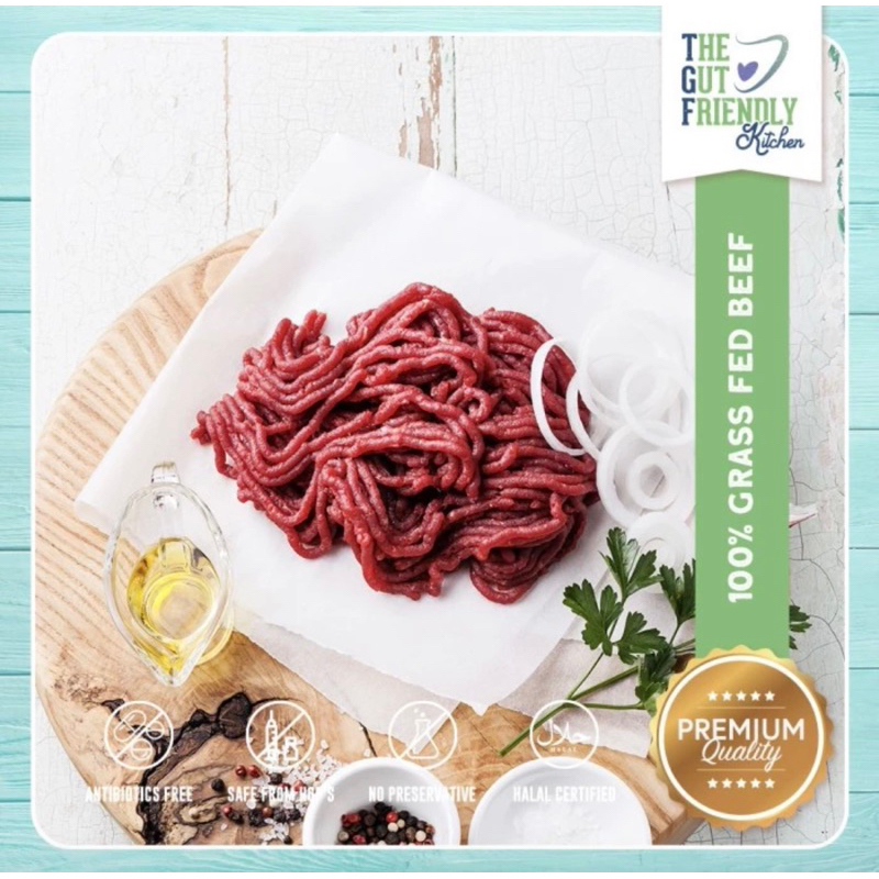 

DAGING GILING / GROUND BEEF 100% GRASSFED NEWZEALAND PREMIUM QUALITY