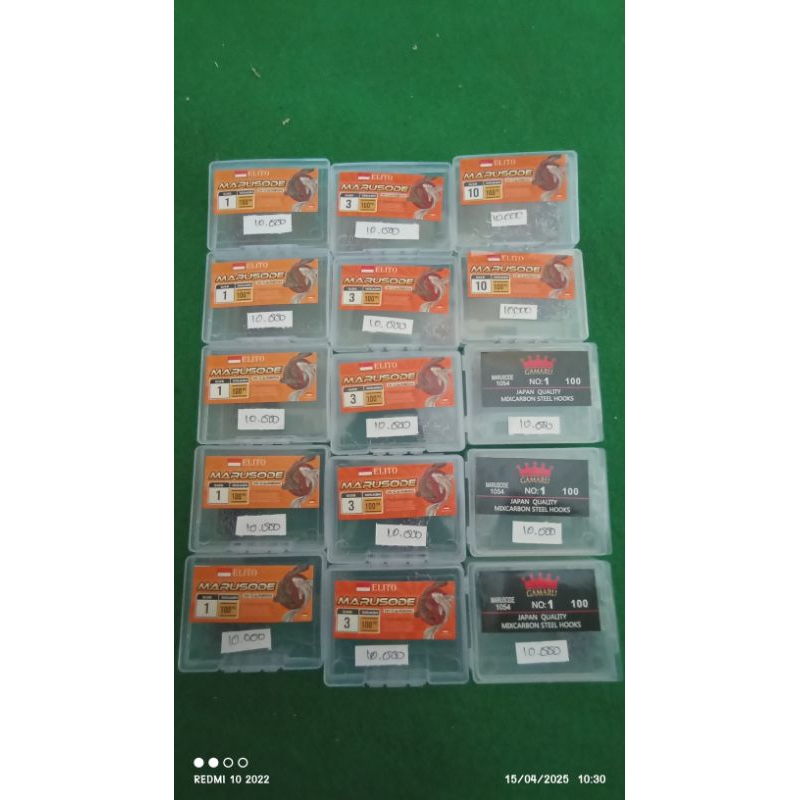 KAIL BOX ELITO MARUSORE ISI 100 PCS
