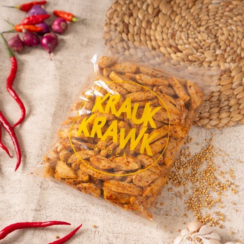 

Basreng pedas gurih daun jeruk 1kg