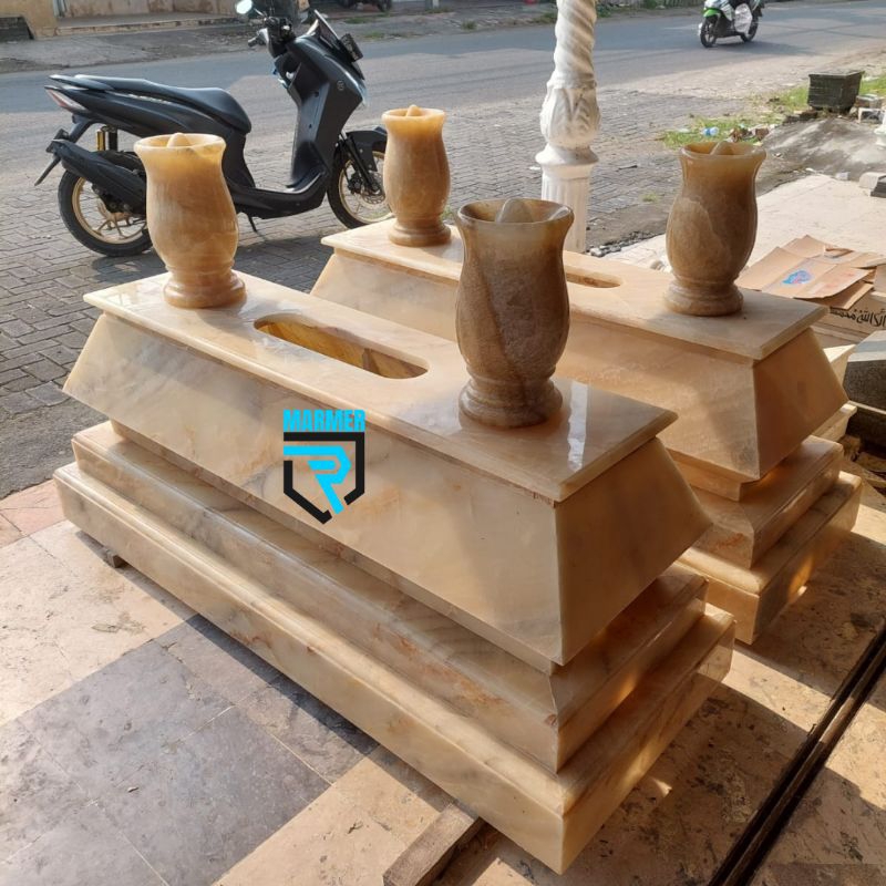 Kijing makam model jawa batu onix kilap glossy