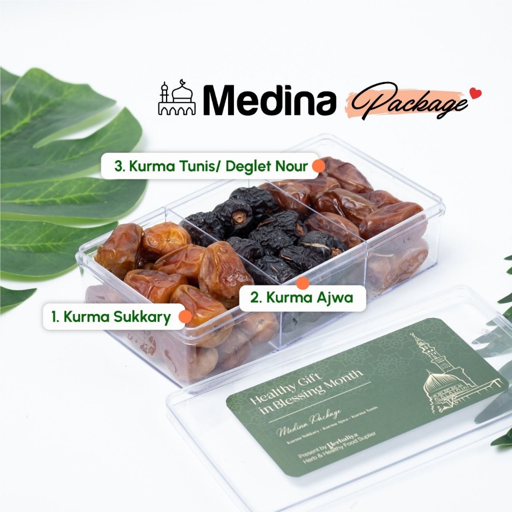 

Medina Package Hampers Aneka Kurma Sukari Ajwa Tunisia Premium Oleh Oleh Haji Umroh Ekslusif