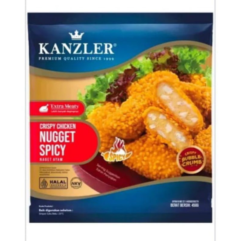 

Kanzler Spicy Crispy Bubble Chicken Nugget 450gr