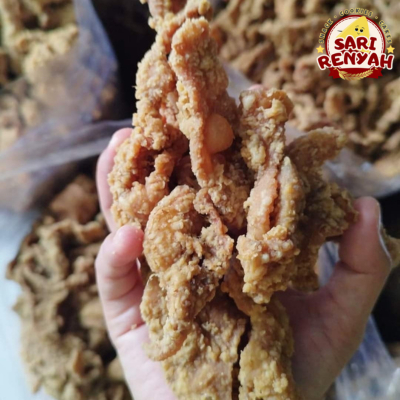 

Keripik Kulit Ayam Tepung Crispy 250 Gram / Kripik Kulit Ayam - Sari Renyah
