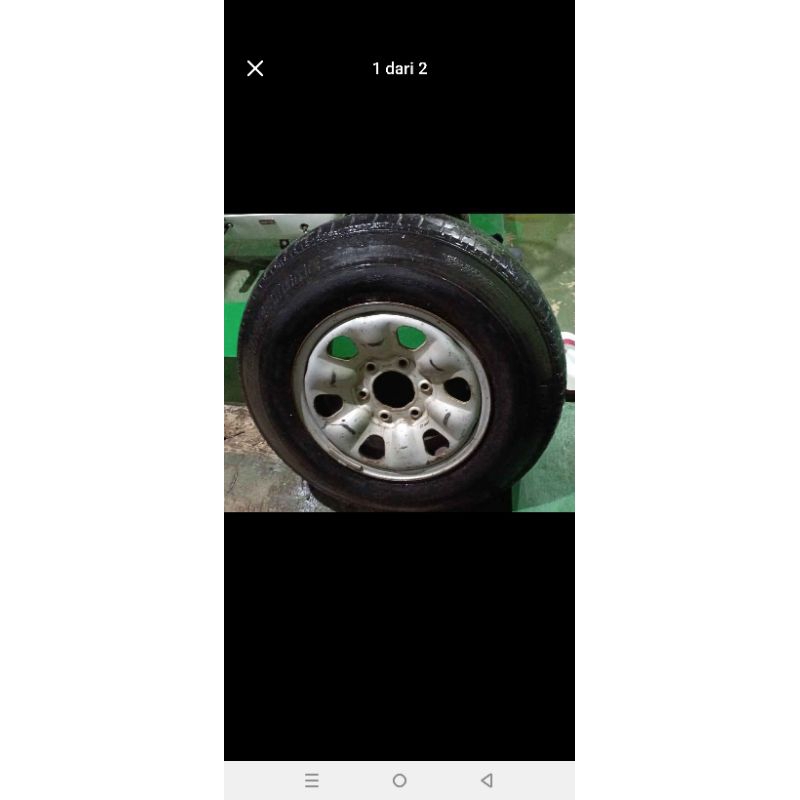 Velk + ban Ring 15 lubang 6 untuk ban serep. velkori copotan opel blazer