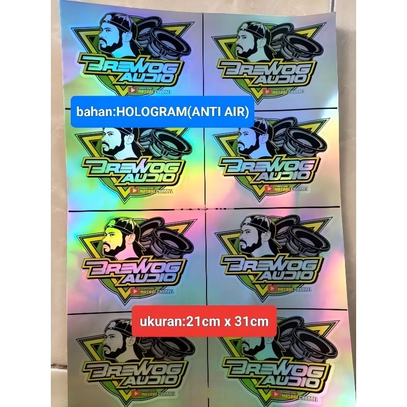 

STIKER BREWOG AUDIO | STIKER ANTI AIR | STIKER BREWOG ISI 8 BIJI | STIKER HOLOGRAM