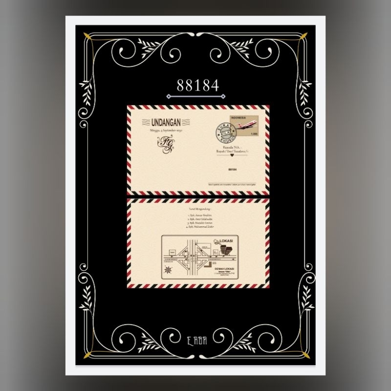 UNDANGAN PERNIKAHAN Erba 88184