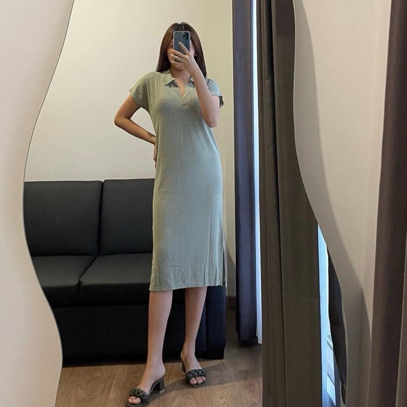 Kaira Dress Katun Knit Sleeveless Women