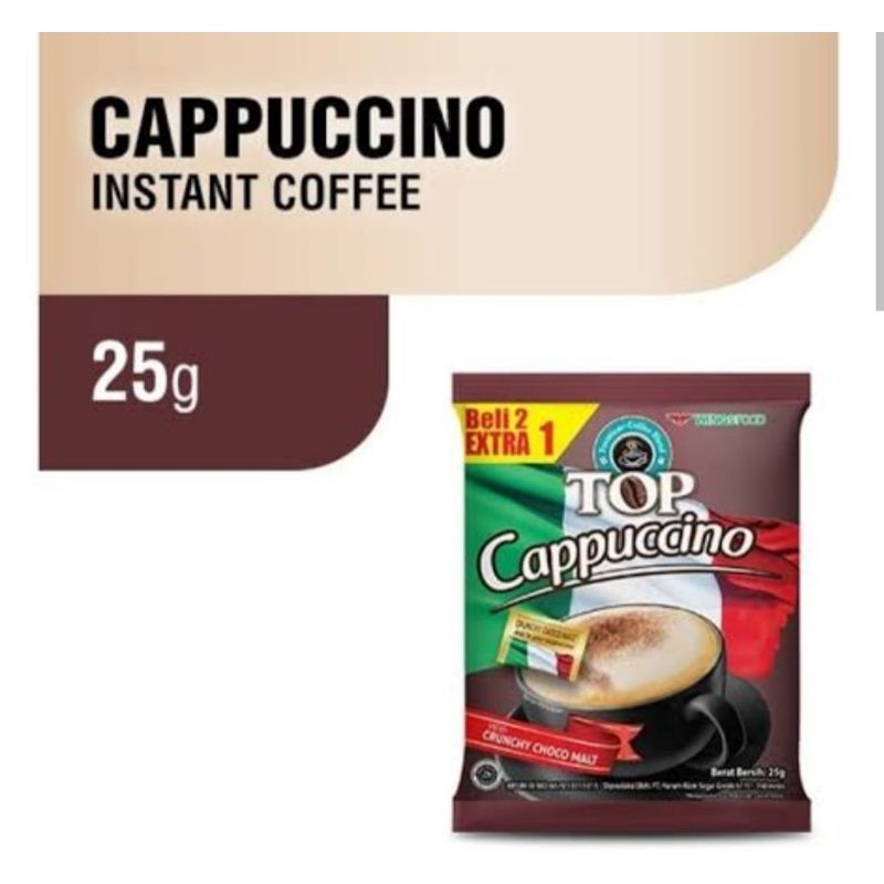 

Top Cappucino Kemasan Sachet Renteng isi 15 pcs