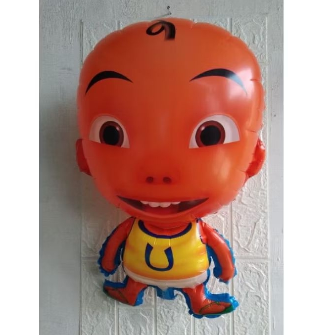 balon karakter upin balon terbang