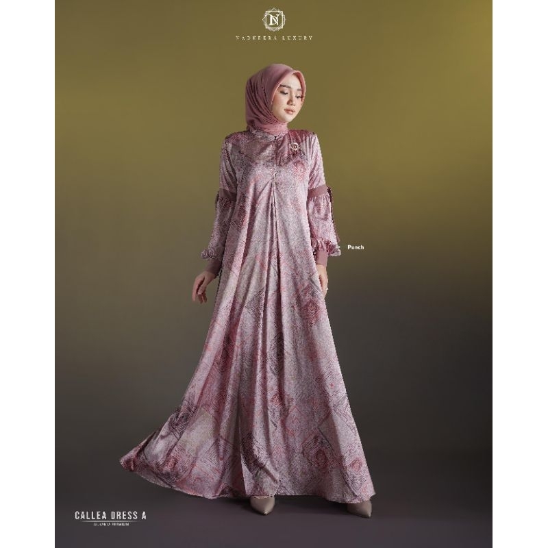 callea dress A terbaru terlaris gamis Ied adcha original by nadheera luxury gamis wanita kekinian be