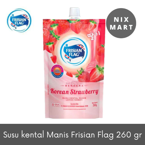 

Frisian Flag Kental Manis Strawberry 260g - Susu Kental Manis