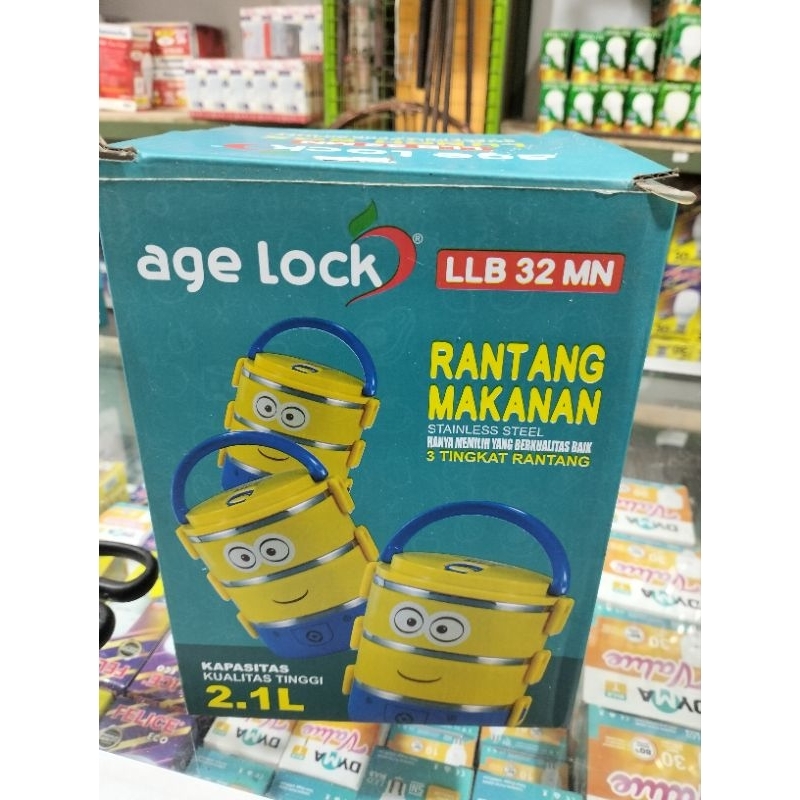 Age Lock Rantang Makanan 3 tingkat LLB 32 MN