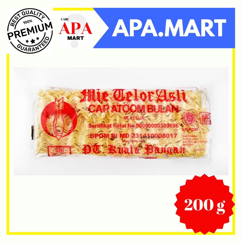 

Mie Telor Cap Atom Bulan 200 gr