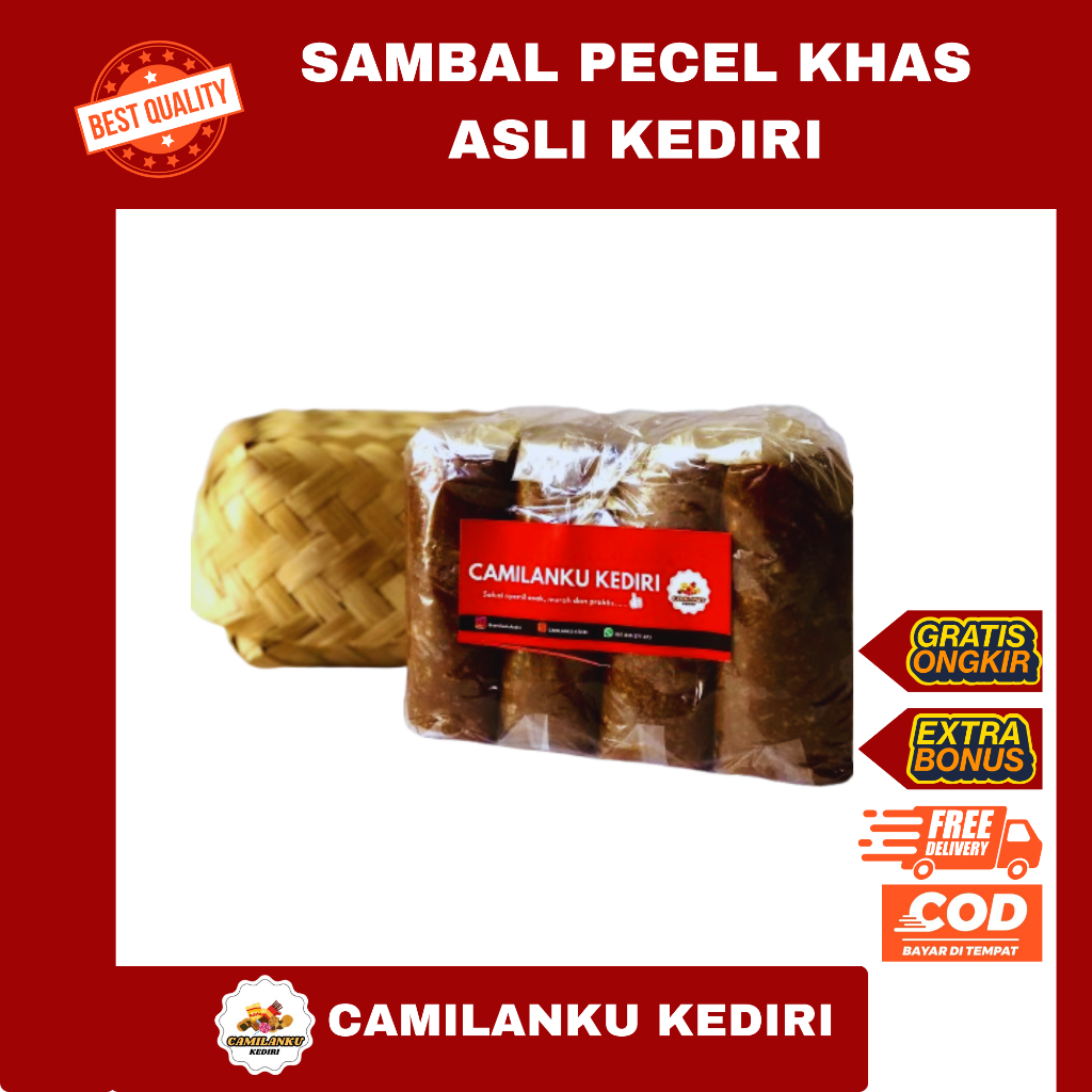 

SAMBAL PECEL ASLI KHAS KEDIRI 250GRAM/SAMBAL PECEL ASLI KHAS KEDIRI HARGA MURAH