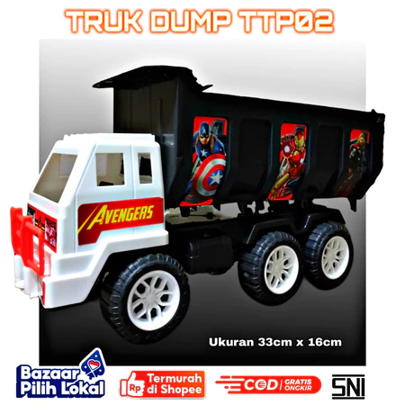 OBRAL Mainan Anak Truk Dump TTP 02 / Truk Pengangkut Pasir