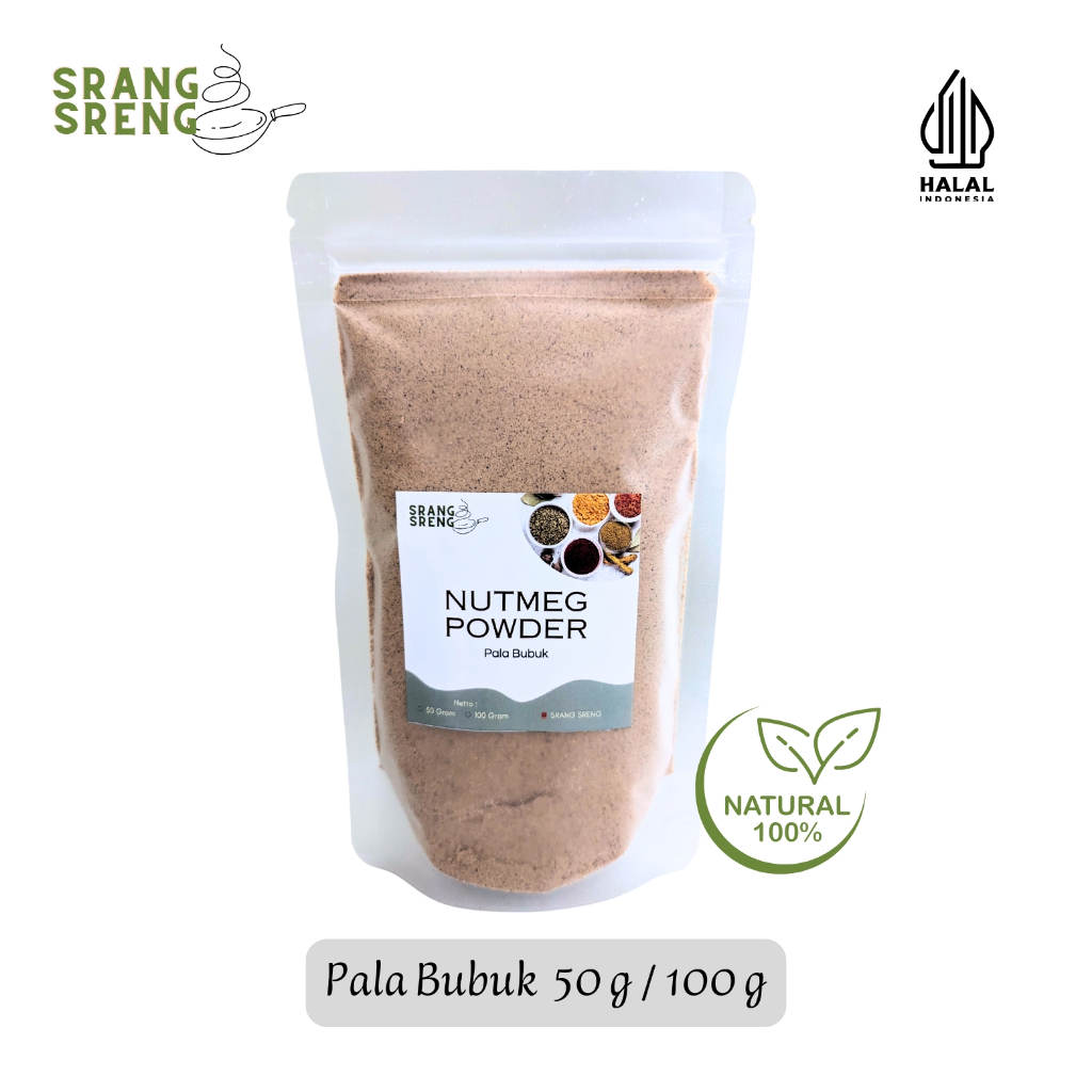 

Pala Bubuk 50 gr & 100 gr | Nutmeg Powder | Bumbu Dapur Rempah Herbal Alami