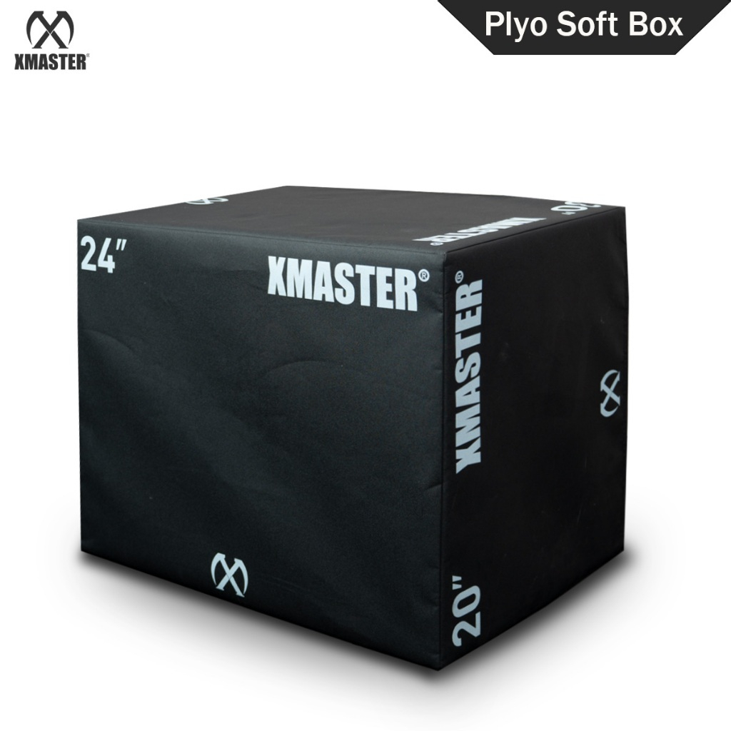 XMASTER  Plyo Jump Box 3 in 1 Plyometric Soft EVA Foam Anti-Slip Home Gym HIIT CrossFit Fitness