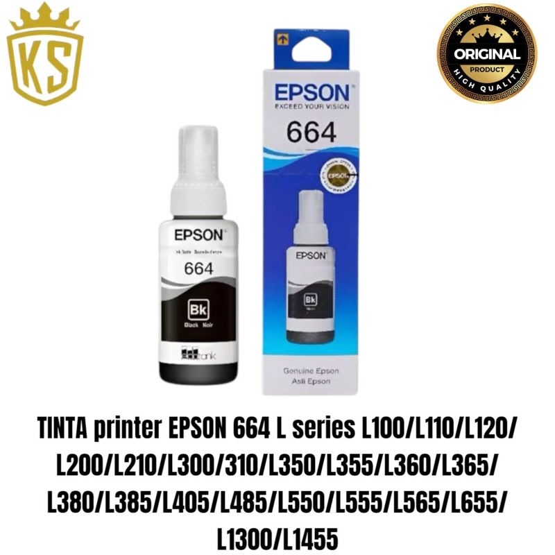 TINTA EPSON 664 BLACK ORIGINAL