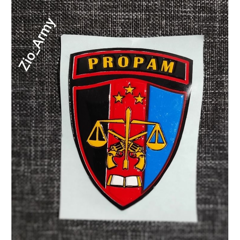 Stiker Embos Logo Propam