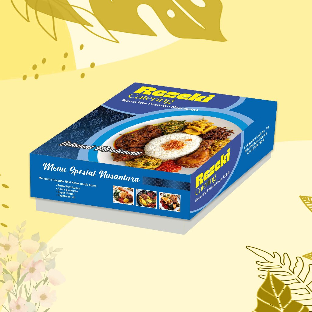 

Kotak Nasi Custom, Cetak Kotak Nasi Nama Usaha Sendiri, Kotak Nasi Desain Elegan, Kotak Nasi Untuk Catering, KOtak Nasi Untuk Resto, Tempah Kotak Nasi