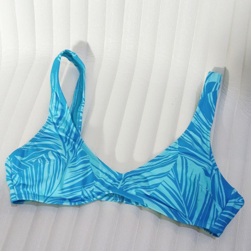 aerie scoop top bikini palm size s