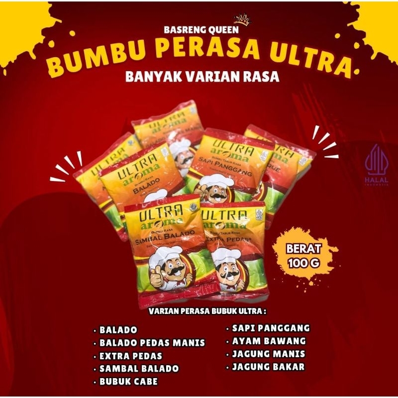 

BUMBU TABUR ULTRA AROMA SACHET 100g