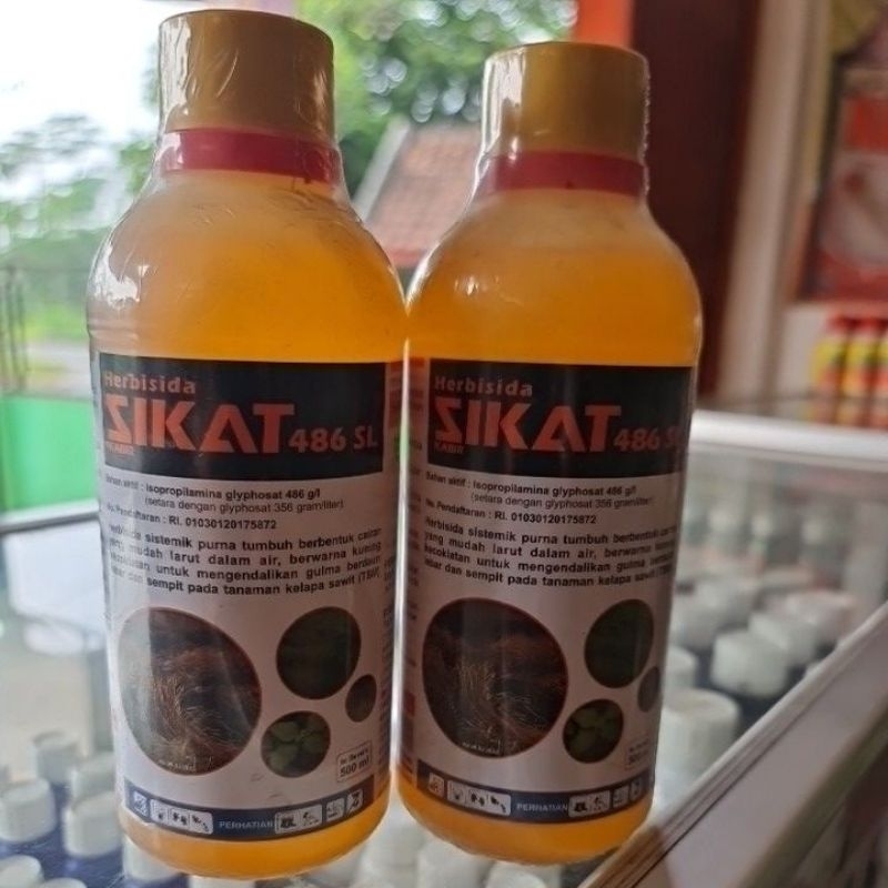 Sikat Kabir 486SL - 500ml - Herbisida Sistemik (Roundup, Gempur, Seetop)