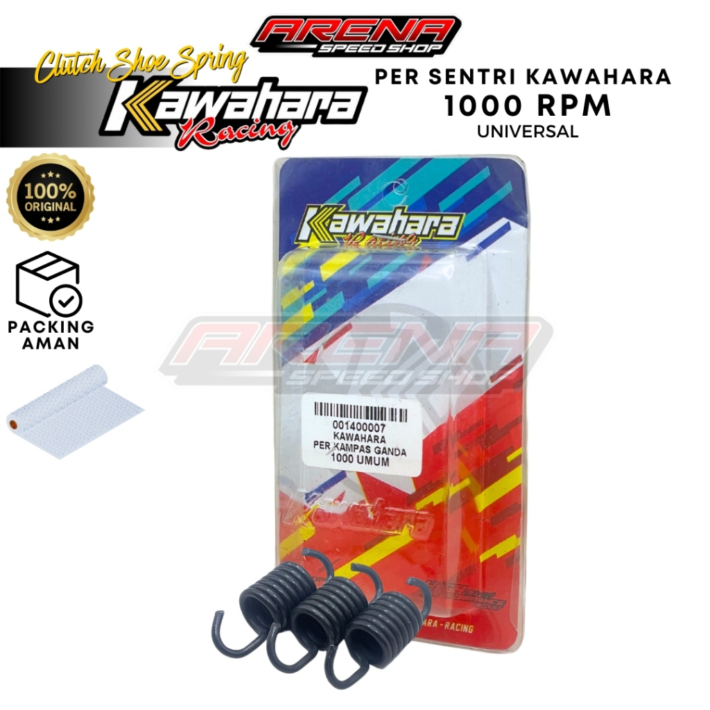 KAWAHARA Clutch Shoe Spring 1000 RPM Universal Per Kampas Ganda 1000RPM Original