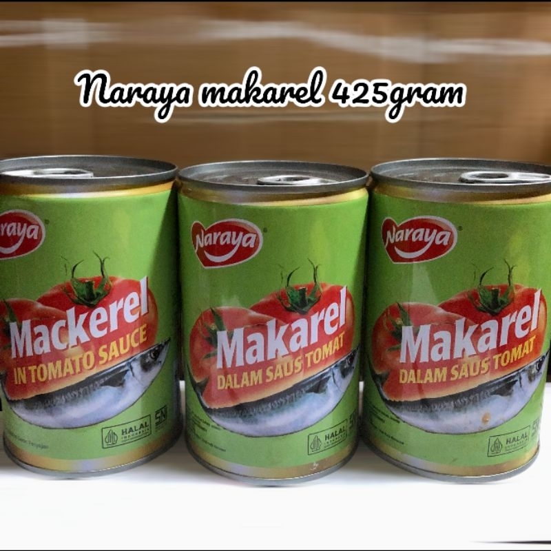 

Naraya Sarden Makarel dalam saos tomat 425 gram