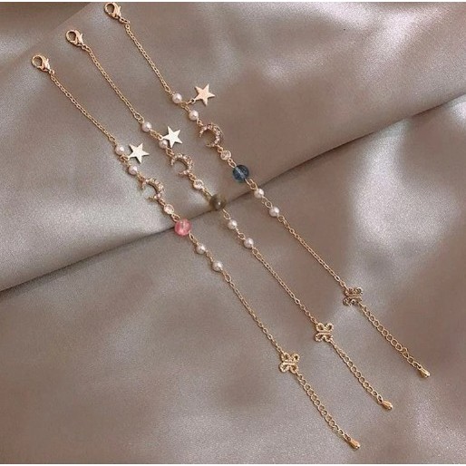 Gelang Bulan Bintang Planet Cassandra bulan bintang Alloy Paduan