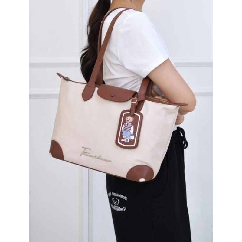 TTWN BEAR Tote Bag Totebag Tas Bahu Wanita Besar Tas Kuliah Serbaguna TTWNBEAR ORIGINAL
