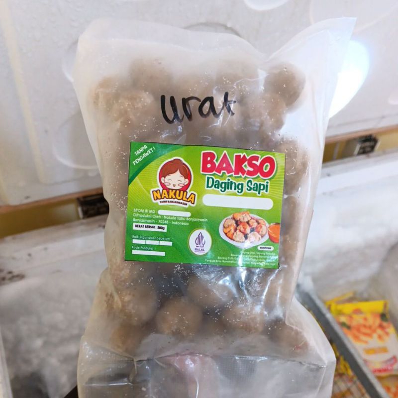 

Nakula Bakso Sapi Urat 500g